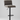 Bar stool with brown cushioned seat and backrest on a gray background