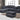 Grey Velvet Sectional Sofa Set with silver nail heads