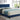 IF-5652 78" King Bed (Blue Velvet)-image-1