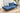 IF-8040 Klik Klak Sofa Bed (Blue Fabric)-image-3