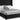 IF-5893 78" King Bed (Black Velvet)-image-5