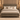 A rustic gray-brown wooden bed frame with a matching headboard and footboard, styled with neutral beige and white bedding, set in a symmetrical bedroom with matching nightstands and wall sconces.